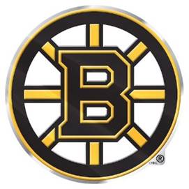 Boston Bruins Color Emblem 3 Car Team Decal